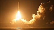 An H3 rocket lifts off from the Tanegashima Space Center in Kagoshima prefecture, southern Japan, Tuesday Oct. 20, 2026. (Naoki Hiraoka/Kyodo News via AP)