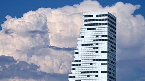 The headquarters of Swiss multinational holding healthcare company Roche are pictured in Basel, Switzerland, Monday, June 30, 2025. (AP Photo/Martin Meissner)