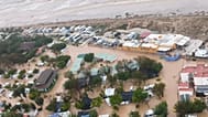 Imagen desde el aire de Oliva, Valencia.