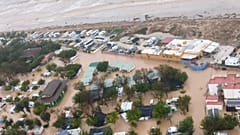 Imagen desde el aire de Oliva, Valencia.