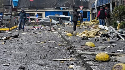 Разрушения в Киеве после одного из российских ударов. 19.10.2026