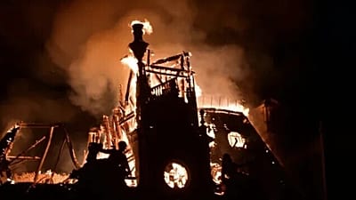 A fire at the town hall in Limoges, 17 October, 2026