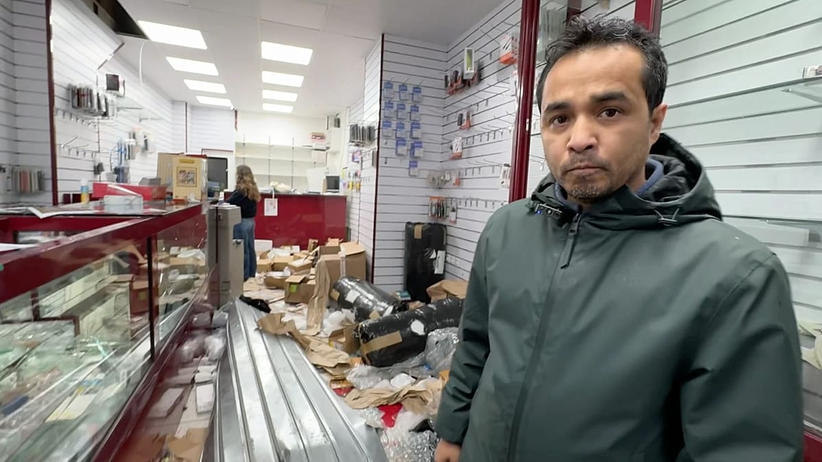 Attacked owner of looted Paris shop: '10 years of work destroyed, I have not slept in three days'