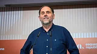 Oriol Junqueras, en una rueda de prensa del 31 de agosto de 2026