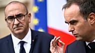 Interior Minister Laurent Nunez (left) and Prime Minister Sébastien Lecornu (right), Monday 19 October 2026.