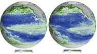 Nötr koşullar altındaki Haziran 2025 (solda) ve El Niño koşullarının yaşandığı Haziran 2026 (sağda).