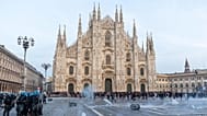 Protesters gather in Milan on Saturday, 17 October 2026, to demonstrate against the rising cost of living.