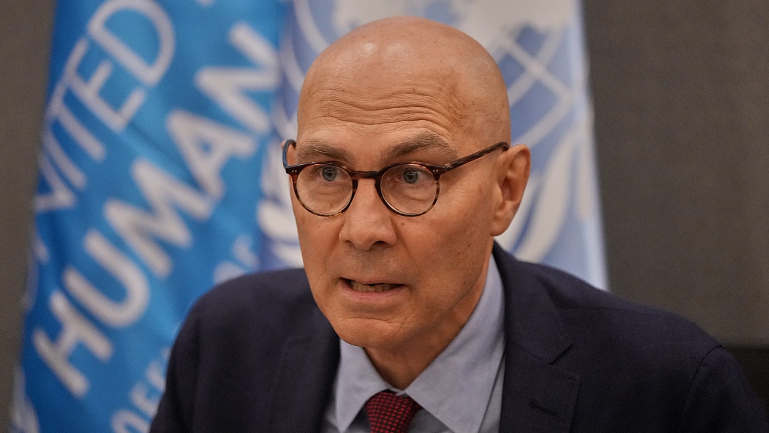 Le Haut-Commissaire des Nations unies aux droits de l'homme, Volker Turk, à Beyrouth, au Liban, le lundi 27 juillet 2026.