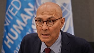 Le Haut-Commissaire des Nations unies aux droits de l'homme, Volker Turk, à Beyrouth, au Liban, le lundi 27 juillet 2026.
