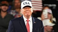 Trump sonríe durante un acto en Greenville, Carolina del Norte, el 20 de octubre de 2026