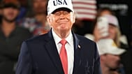 Trump sonríe durante un acto en Greenville, Carolina del Norte, el 20 de octubre de 2026