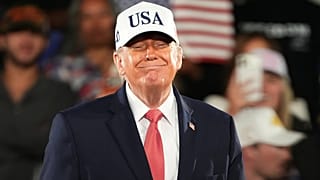 Trump sonríe durante un acto en Greenville, Carolina del Norte, el 20 de octubre de 2026