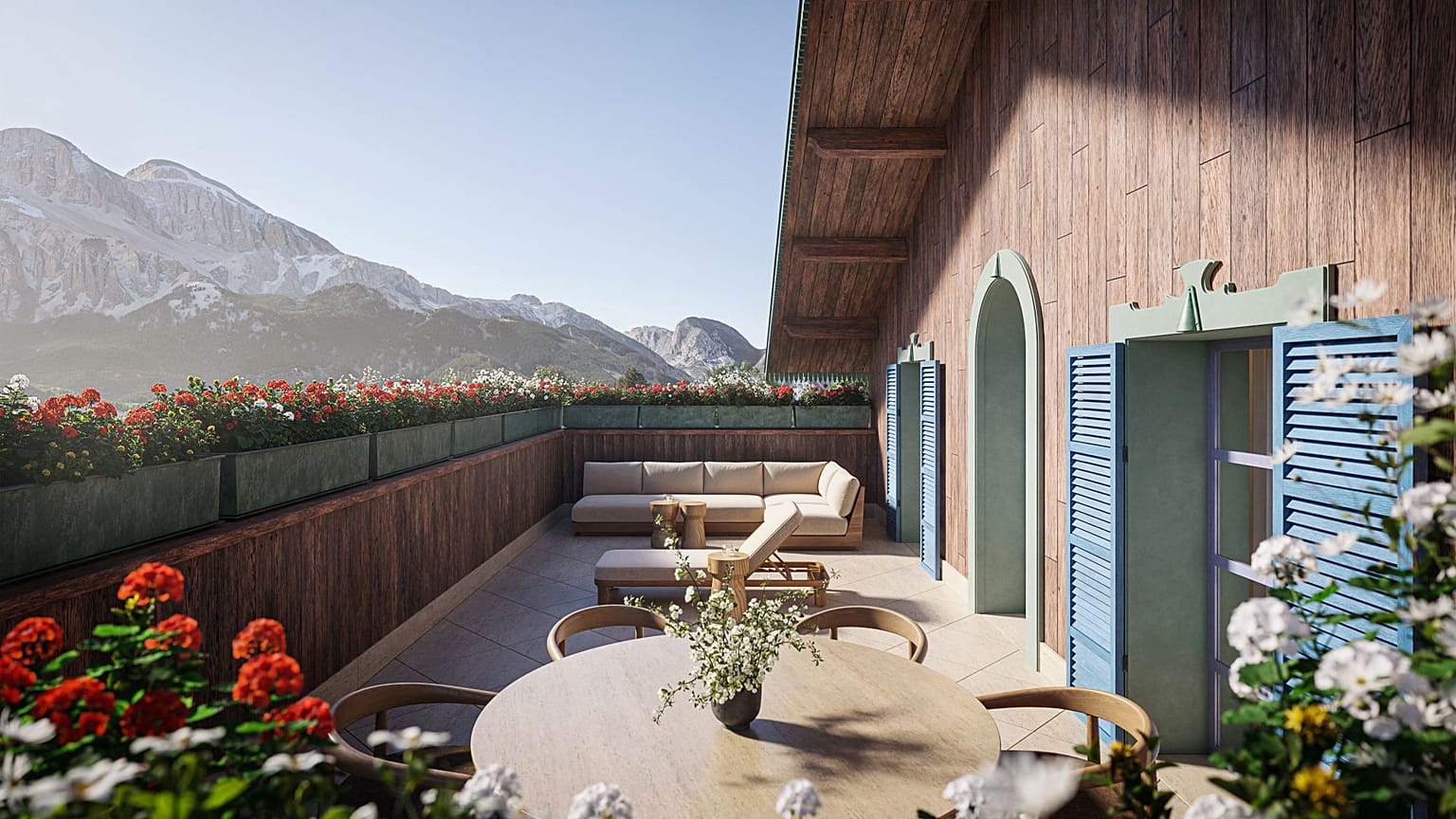 من المقرر أن يفتتح مشروع "Le Graal Cortina" في جبال "Dolomites" هذا الشتاء.