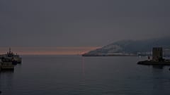Veduta del Mar Mediterraneo all'ingresso del porto di Ceuta, nell'enclave spagnola di Ceuta, martedì 13 ottobre 2026