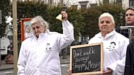 Members of the “Garabagh Missing Families” Public Union rally for international support