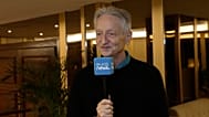 Computer scientist Geoffrey Hinton being interviewed by Euronews Culture.