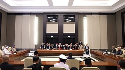 صورة نشرتها وزارة الدفاع الفطرية للحظة توقيع مذكرة التفاهم "بدر" لتعزيز التعاون في الصناعات الدفاعية في الدوحة، الأربعاء 21 أكتوبر 2026