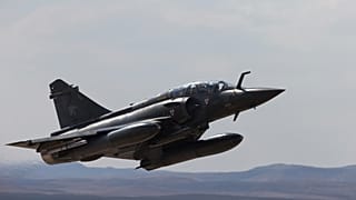 Archive - Un avion de chasse Mirage 2000D, le 8 novembre 2017.