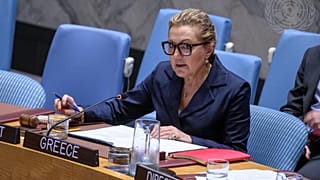 Η Μόνιμη Αντιπρόσωπος της Ελλάδας στον ΟΗΕ, πρέσβυς Αγλαΐα Μπαλτά (φωτογραφία αρχείου)