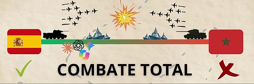 Cómo sería un combate total entre España y Marruecos, según la IA