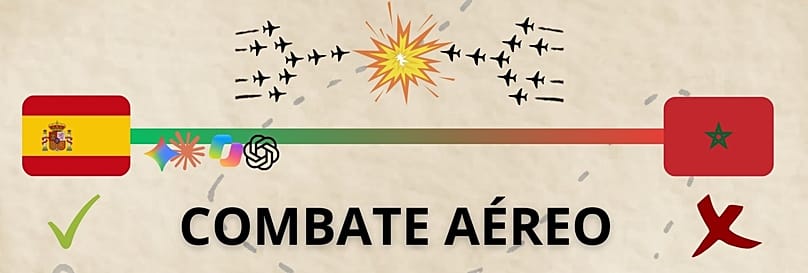 Quién ganaría un combate aéreo entre España y Marruecos, según la IA
