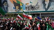 مراسم تشييع قائد بحرية الحرس الثوري علي رضا تنكسيري وآخرين قُتلوا في غارات إسرائيلية، في طهران، 1 نيسان/أبريل 2026