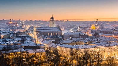 Vilnius invita i visitatori a provare quest'inverno "la maratona più lenta d'Europa".