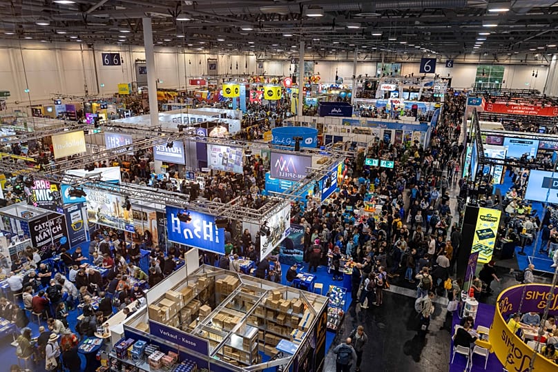 Die diesjährige SPIEL Messe in Essen verteilt sich über acht Hallen, 230.000 Besucher erwartet.