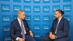 Krzysztof Gawkowski, en el estudio de Euronews