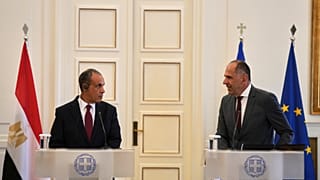 Οι υπουργοί Εξωτερικών Ελλάδας και Αιγύπτου από παλαιότερη συνάντησή τους