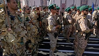 عناصر من الحرس الثوري الإيراني، طهران، الجمعة 18 أيلول/سبتمبر 2026. 