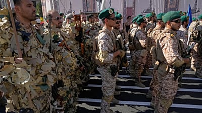 عناصر من الحرس الثوري الإيراني، طهران، الجمعة 18 أيلول/سبتمبر 2026. 