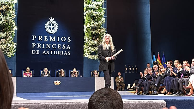 Patti Smith, cantante y Premio Princesa de Asturias de las Artes. 