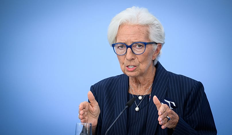 ARCHIV: EZB-Präsidentin Christine Lagarde während einer Pressekonferenz in Berlin, Deutschland, 10. September 2026