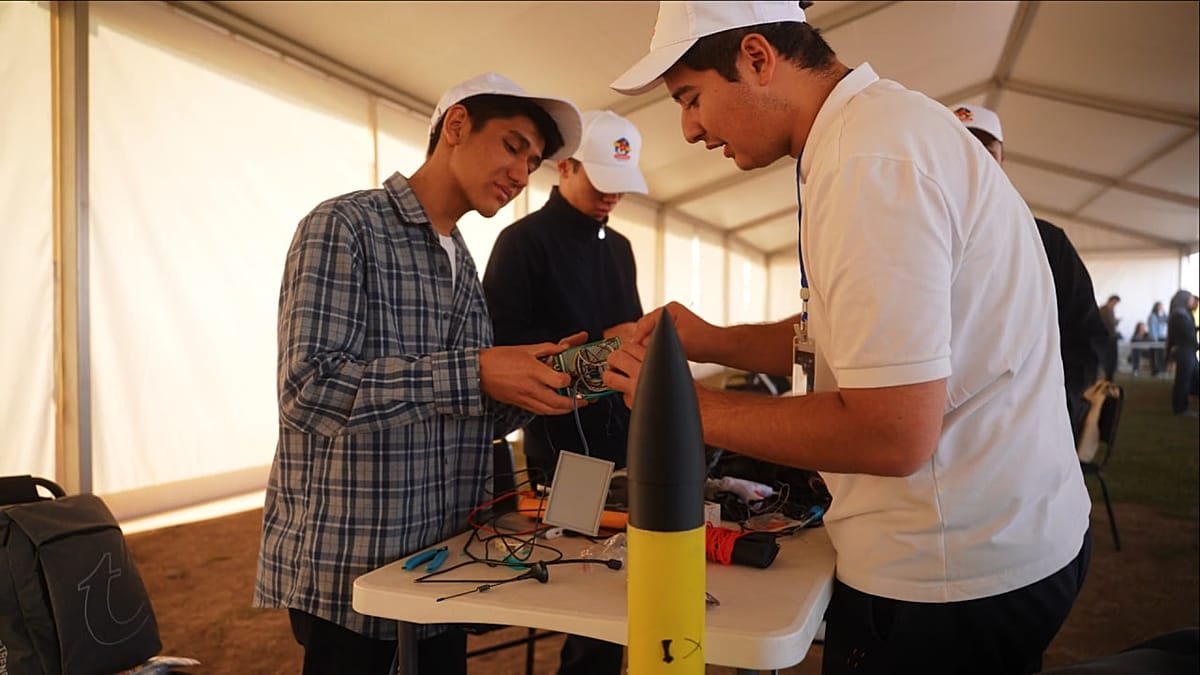 Satellites the size of drinks cans: Young engineers take on a space challenge in Uzbekistan