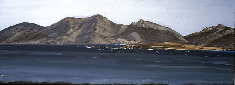 Κέρος μεσημέρι, 45 x 85 εκ., ακρυλικό σε ξύλο, 7/1984, ιδιωτική συλλογή