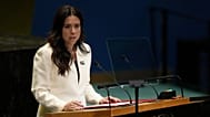 FILE: Minister for Foreign Affairs of the United Arab Emirates Lana Nusseibeh addresses the 80th session of the United Nations General Assembly, 27 September 2025