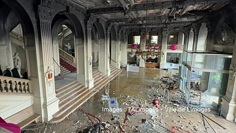 A look inside the Limoges Town Hall