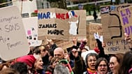 Une manifestation contre le congrès du RN à Orléans, le 24 octobre 2026.