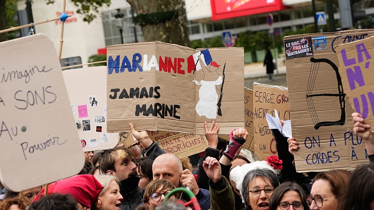 Thousands protest against far-right National Rally congress in France