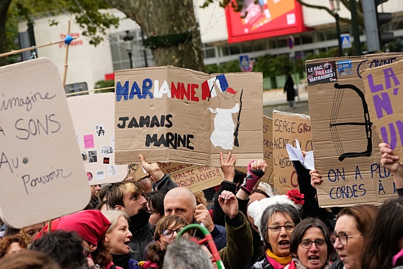 „Marianne, jamais Marine“, Orléans, am 24. Oktober 2026.