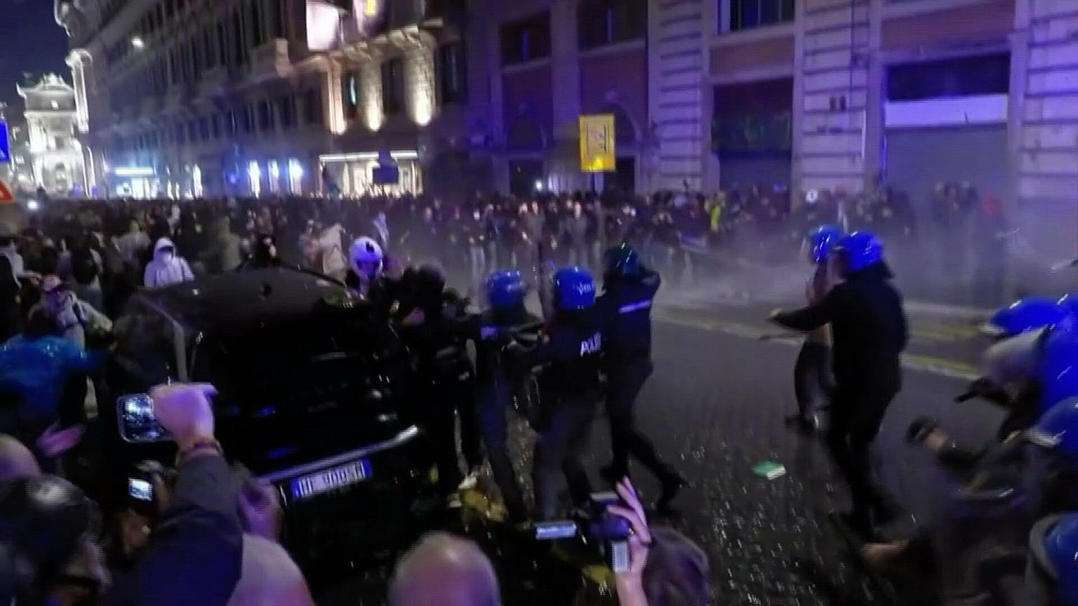 Protest in Rome