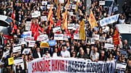 İstanbul dahil 10 şehirde binlerce kişi basın özgürlüğü talebiyle eylemler düzenledi.