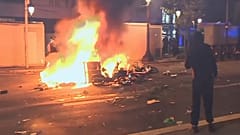 Riots in Barcelona on 24 October 2026.