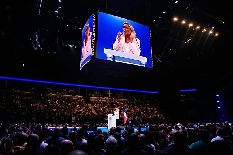 Marine Le Pen’in mitingi, Orléans, 25 Ekim 2026.