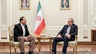 الرئيس الإيراني مسعود بزشكيان يلتقي قائد الجيش الباكستاني عاصم منير في طهران، 24 آب/أغسطس 2026. 
