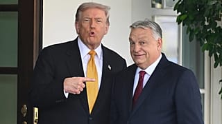 ABD Başkanı Donald Trump (solda), Macaristan Başbakanı Viktor Orbán'ı 7 Kasım 2025'te Washington'daki Beyaz Saray'da karşılıyor.