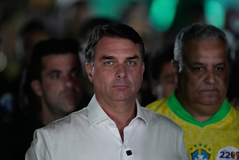 Flávio Bolsonaro, eldest son of former president Jair Bolsonaro, ran on a law-and-order platform and promised closer ties with Washington. 25 October, 2026.