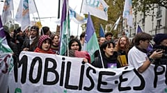 Διαδήλωση στο Παρίσι, το Σάββατο 24 Οκτωβρίου 2026.