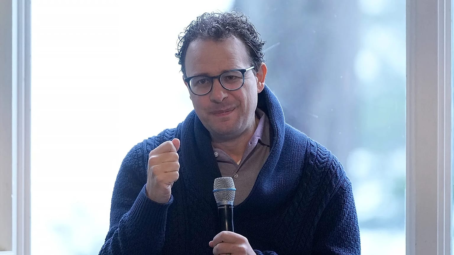 Dario Amodei, CEO & Co-Founder of Anthropic, speaks on a panel at the convening of the International Network of AI Safety Institutes at the Golden Gate Club.